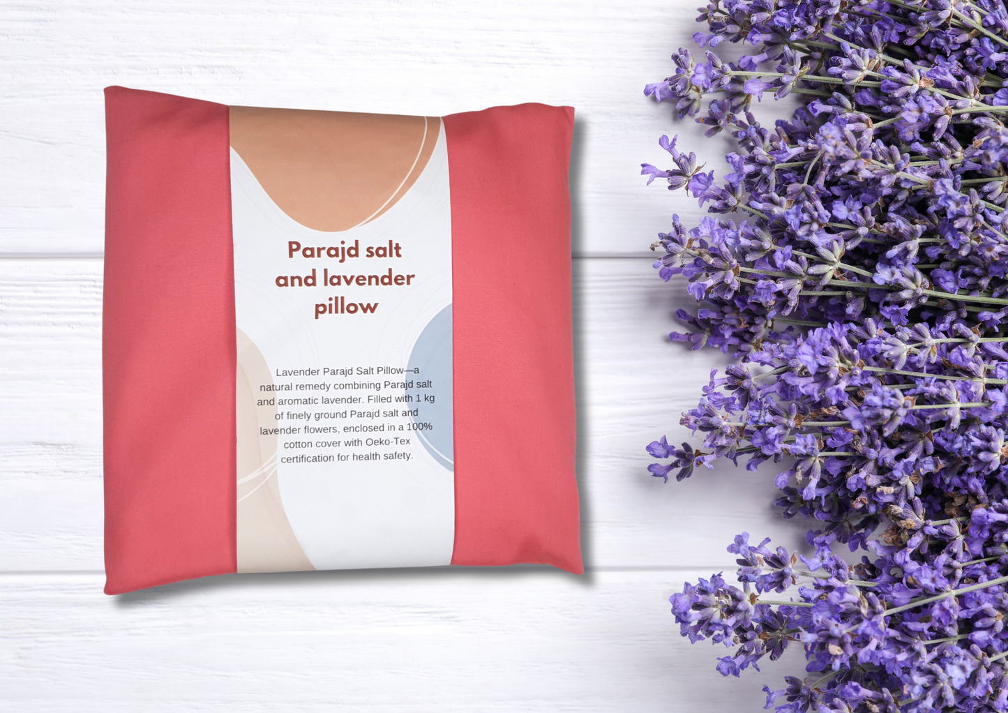 Paraid salt and lavender pillow