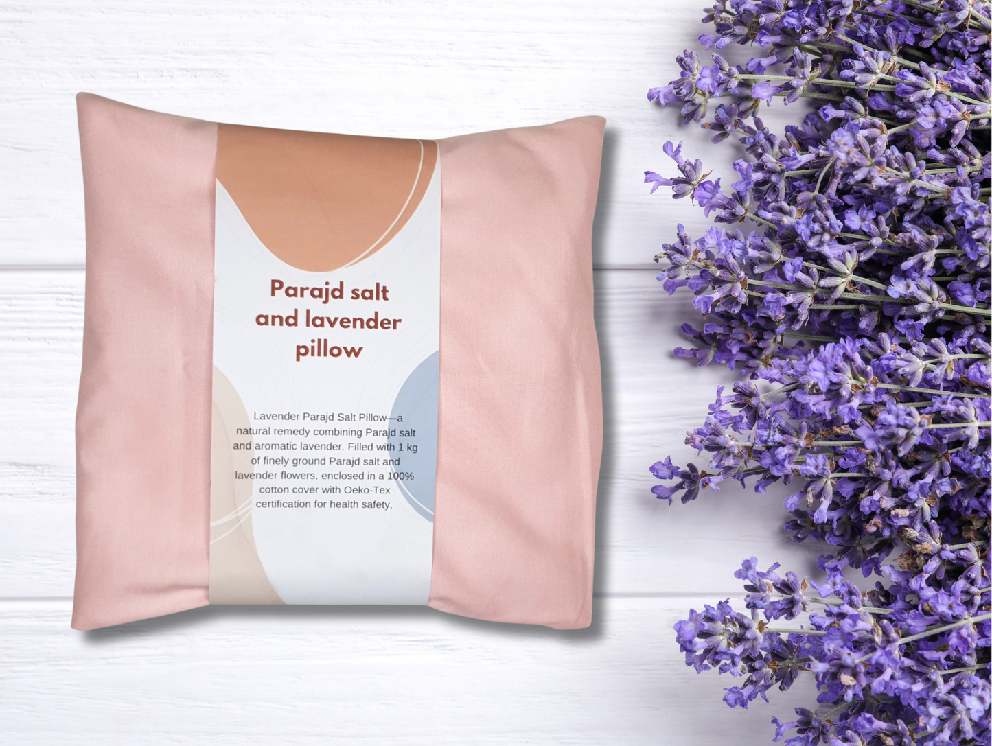 Paraid salt and lavender pillow