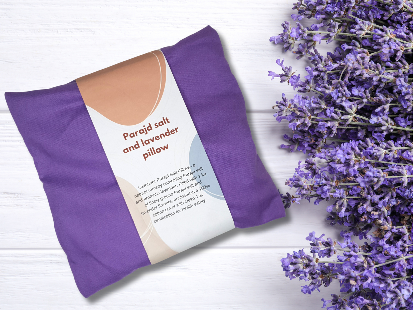 Paraid salt and lavender pillow